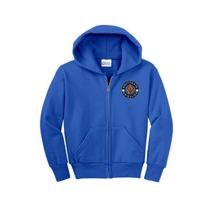 Southgate Elementary Spirit Wear 2024-25 On-Demand-Youth Unisex Full-Zip Hooded Sweatshirt On-Demand Circle Logo