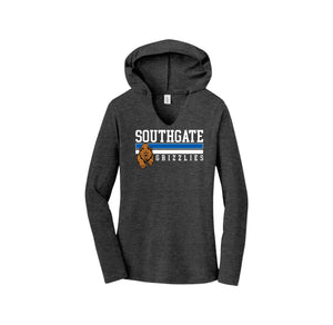 Southgate Elementary Spirit Wear 2024-25 On-Demand-Womens Premium Perfect Tri Long Sleeve Hoodie On-Demand Stripe