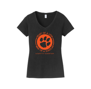 Lafayette Elementary-Women's Fan Favorite V-Neck Tee On-Demand