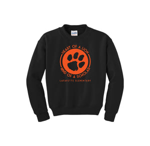 Lafayette Elementary-Youth Unisex Crewneck Sweatshirt On-Demand