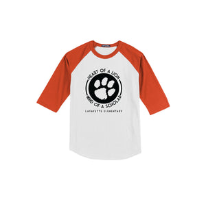 Lafayette Elementary-Youth Unisex Baseball Tee On-Demand