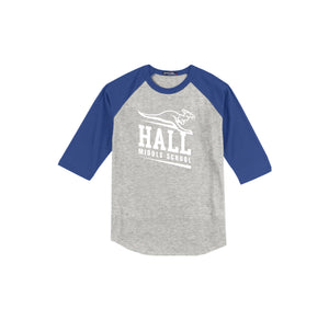 Shirley Hall Middle School Spirit Wear 2024-25 On-Demand-Adult Unisex Baseball Tee On-Demand Standard