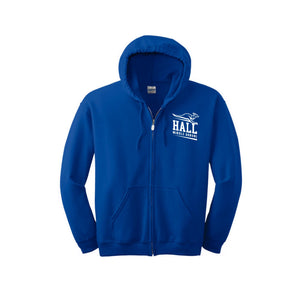 Shirley Hall Middle School Spirit Wear 2024-25 On-Demand-Adult Unisex Full-Zip Hooded Sweatshirt On-Demand Standard