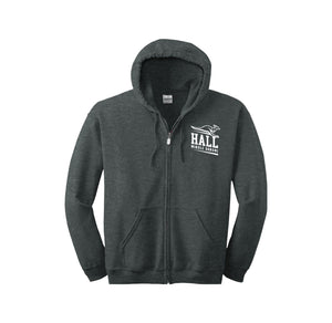 Shirley Hall Middle School-Adult Unisex Full-Zip Hooded Sweatshirt On-Demand_Standard