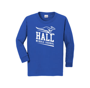 Shirley Hall Middle School Spirit Wear 2024-25 On-Demand-Youth Unisex Long Sleeve Tee On-Demand Standard