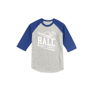 Shirley Hall Middle School Spirit Wear 2024-25 On-Demand-Youth Unisex Baseball Tee On-Demand Standard