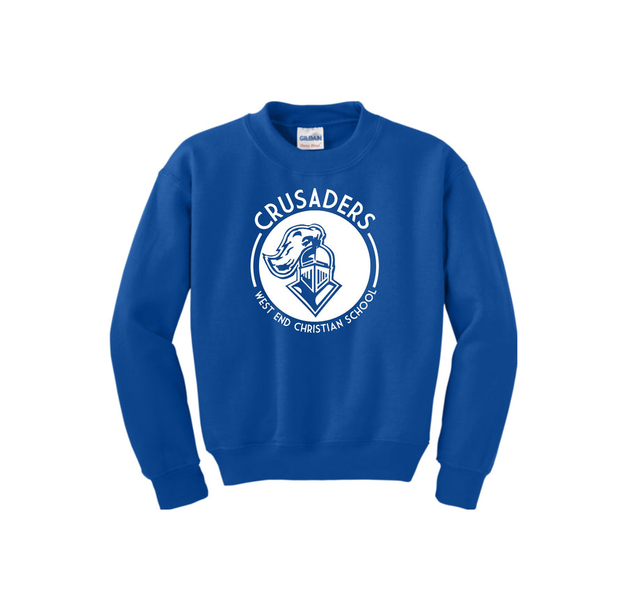 West End Christian Spirit Wear-Youth Unisex Crewneck Sweatshirt On-Demand