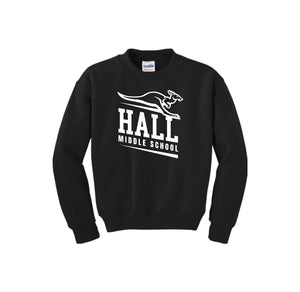 Shirley Hall Middle School Spirit Wear 2024-25 On-Demand-Youth Unisex Crewneck Sweatshirt On-Demand Standard