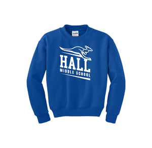 Shirley Hall Middle School Spirit Wear 2024-25 On-Demand-Youth Unisex Crewneck Sweatshirt On-Demand Standard