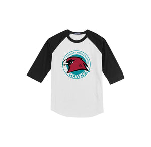 Amelia Earhart Spirit Wear-Youth Unisex Baseball Tee On-Demand_Standard