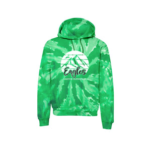 Lakevue Elementary On Demand-Adult Unisex Tie-Dye Hoodie On-Demand Mountain Logo