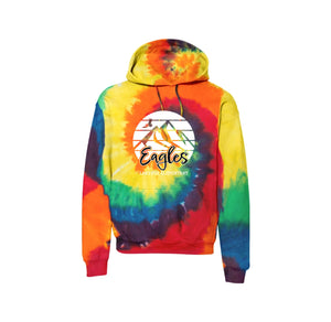 Lakevue Elementary On Demand-Adult Unisex Tie-Dye Hoodie On-Demand Mountain Logo