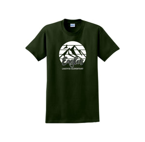 Lakevue Elementary On Demand-Adult Unisex T-Shirt On-Demand Mountain Logo