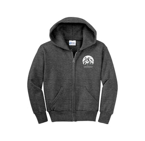 Lakevue Elementary On Demand-Youth Unisex Full-Zip Hooded Sweatshirt On-Demand Mountain Logo