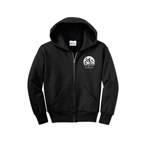 Lakevue Elementary On Demand-Youth Unisex Full-Zip Hooded Sweatshirt On-Demand Mountain Logo