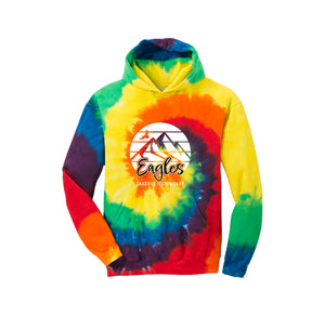 Lakevue Elementary On Demand-Youth Unisex Tie-Dye Hoodie On-Demand Mountain Logo