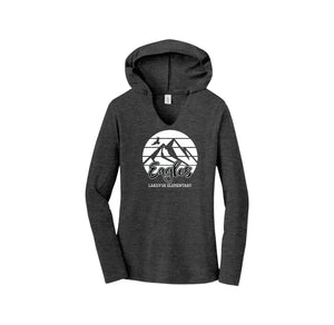 Lakevue Elementary On Demand-Womens Premium Perfect Tri Long Sleeve Hoodie On-Demand Mountain Logo