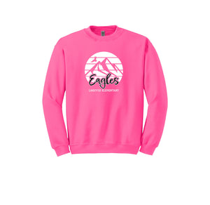 Lakevue Elementary On Demand-Adult Unisex Crewneck Sweatshirt On-Demand Mountain Logo