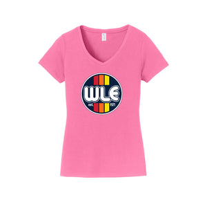 Westlake Elementary Spirit Wear 2024-25 On Demand-Womens Fan Favorite V-Neck Tee On-Demand WLE Logo