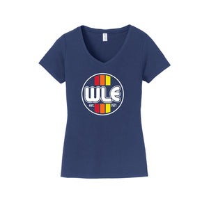 Westlake Elementary Spirit Wear 2024-25 On Demand-Womens Fan Favorite V-Neck Tee On-Demand WLE Logo