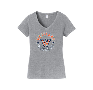 Westlake Elementary Spirit Wear 2024-25 On Demand-Womens Fan Favorite V-Neck Tee On-Demand Star Logo