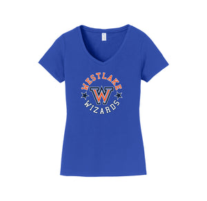 Westlake Elementary Spirit Wear 2024-25 On Demand-Womens Fan Favorite V-Neck Tee On-Demand Star Logo