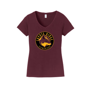 Coyote Ridge Spirit Wear-Womens Fan Favorite V-Neck Tee On-Demand