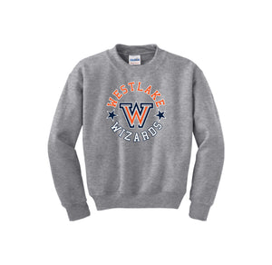 Westlake Elementary Spirit Wear 2024-25 On Demand-Youth Unisex Crewneck Sweatshirt On-Demand Star Logo