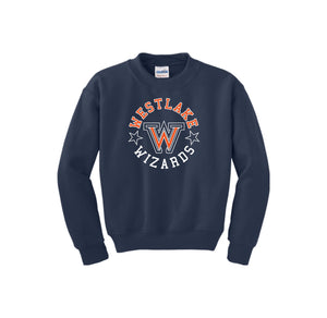 Westlake Elementary Spirit Wear 2024-25 On Demand-Youth Unisex Crewneck Sweatshirt On-Demand Star Logo