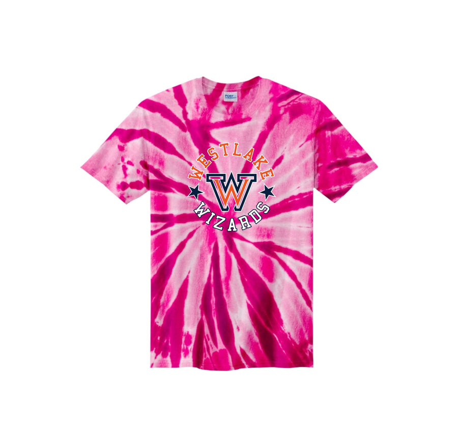 Westlake Elementary Spirit Wear 2024-25 On Demand-Youth Unisex Tie-Dye Shirt On-Demand Star Logo