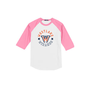 Westlake Elementary Spirit Wear 2024-25 On Demand-Adult Unisex Baseball Tee On-Demand Star Logo