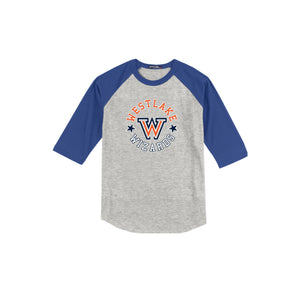 Westlake Elementary Spirit Wear 2024-25 On Demand-Adult Unisex Baseball Tee On-Demand Star Logo