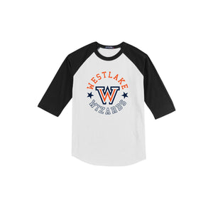 Westlake Elementary Spirit Wear 2024-25 On Demand-Youth Unisex Baseball Tee On-Demand Star Logo