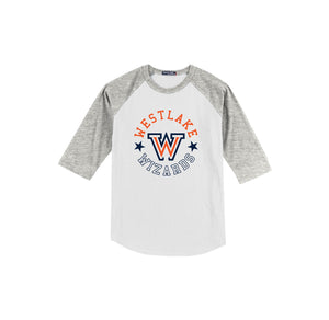 Westlake Elementary Spirit Wear 2024-25 On Demand-Youth Unisex Baseball Tee On-Demand Star Logo