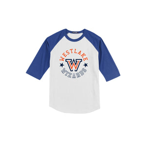 Westlake Elementary Spirit Wear 2024-25 On Demand-Youth Unisex Baseball Tee On-Demand Star Logo