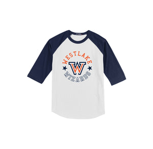 Westlake Elementary Spirit Wear 2024-25 On Demand-Youth Unisex Baseball Tee On-Demand Star Logo