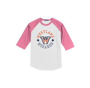 Westlake Elementary Spirit Wear 2024-25 On Demand-Youth Unisex Baseball Tee On-Demand Star Logo