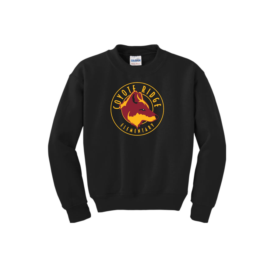 Coyote Ridge Spirit Wear-Youth Unisex Crewneck Sweatshirt On-Demand