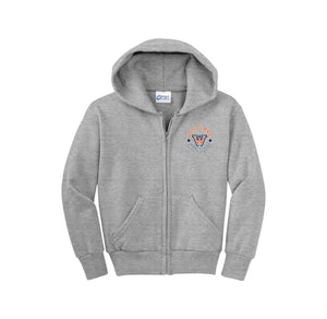 Westlake Elementary Spirit Wear 2024-25 On Demand-Youth Unisex Full-Zip Hooded Sweatshirt On-Demand Star Logo