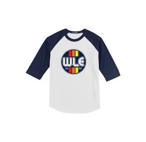 Westlake Elementary Spirit Wear 2024-25 On Demand-Youth Unisex Baseball Tee On-Demand WLE Logo