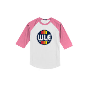 Westlake Elementary Spirit Wear 2024-25 On Demand-Youth Unisex Baseball Tee On-Demand WLE Logo