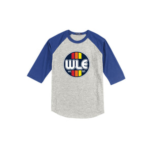 Westlake Elementary Spirit Wear 2024-25 On Demand-Youth Unisex Baseball Tee On-Demand WLE Logo