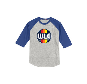 Westlake Elementary Spirit Wear 2024-25 On Demand-Adult Unisex Baseball Tee On-Demand WLE Logo