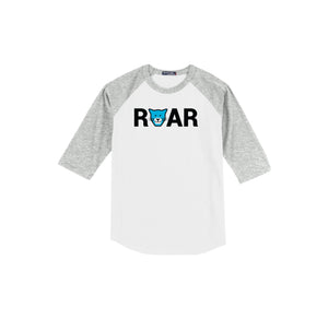 WAES-Adult Unisex Baseball Tee On-Demand Roar Logo