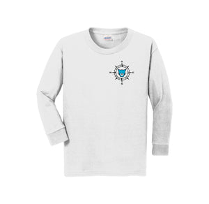 WAES-Youth Unisex Long Sleeve Tee On-Demand Compass Logo