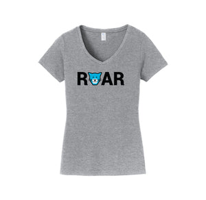 WAES-Womens Fan Favorite V-Neck Tee On-Demand Roar Logo