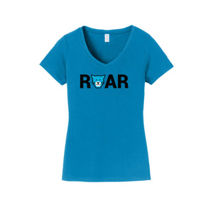 WAES-Womens Fan Favorite V-Neck Tee On-Demand Roar Logo