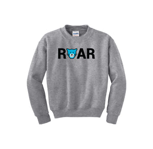 WAES-Youth Unisex Crewneck Sweatshirt On-Demand Roar Logo