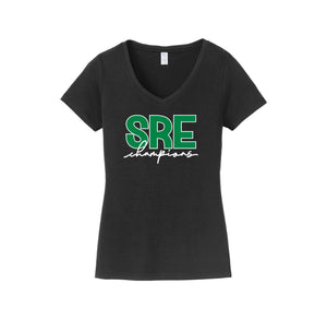 Sandbrock Ranch Spirit Wear-Womens Fan Favorite V-Neck Tee On-Demand SRE Signature