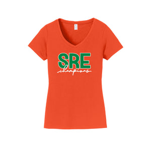 Sandbrock Ranch Spirit Wear-Womens Fan Favorite V-Neck Tee On-Demand SRE Signature